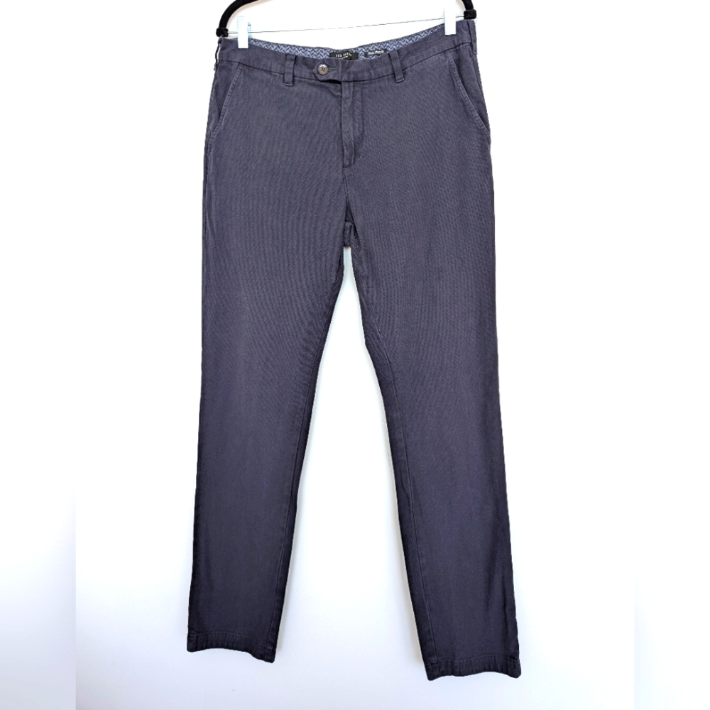 Ted Baker Ted's Tall Fit Men's Navy Trouser Dress Pants Sz 34